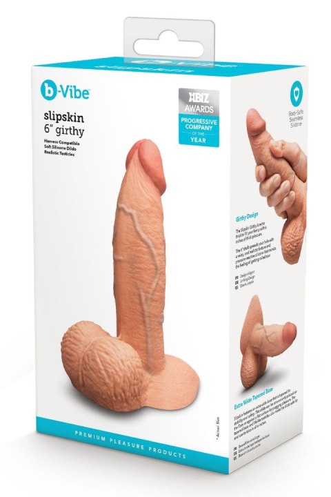 Dildo 15,4 cm Slipskin 6 Inch Girthy B-Vibe Dildo 15,4 cm Slipskin 6 Inch Girthy B-Vibe