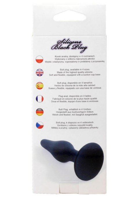 Plug analny korek zatyczka silikon przyssawka 12cm Plug analny korek zatyczka silikon przyssawka 12cm