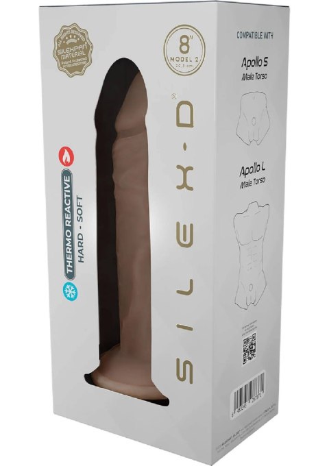 Realistic Dildo 20,3 Cm Liquid Silicone 2 8" Silexd Realistic Dildo 20,3 Cm Liquid Silicone 2 8" Silexd