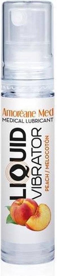 Wibrator w płynie Liquid Vibrator Peach 10ml Amoreane Wibrator w płynie Liquid Vibrator Peach 10ml Amoreane