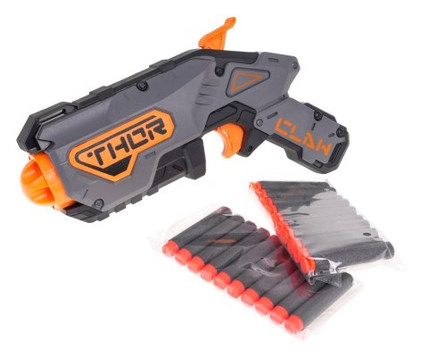 Manulany Pistolet Blaze Storm dla dzieci 8+ Szary + 20 Bezpiecznych Pocisków + Mechanizm Sprężynowy Manulany Pistolet Blaze Storm dla dzieci 8+ Szary + 20 Bezpiecznych Pocisków + Mechanizm Sprężynowy