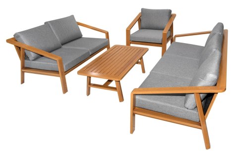 Meble Ogrodowe Aluminiowe Dwie Sofy + Fotel + Stolik Meble Ogrodowe Aluminiowe Dwie Sofy + Fotel + Stolik