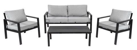 Meble Ogrodowe Aluminiowe Sofa + Dwa Fotele + Stolik Meble Ogrodowe Aluminiowe Sofa + Dwa Fotele + Stolik