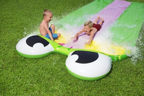 Potrójny Ślizg Wodny Żabka dla dzieci 3+ Tor 488cm BESTWAY + Łatka naprawcza Potrójny Ślizg Wodny Żabka dla dzieci 3+ Tor 488cm BESTWAY + Łatka naprawcza