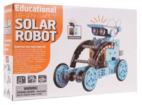 Zestaw Pojazdów Solarnych 12w1 Niebieski Zestaw Pojazdów Solarnych 12w1 Niebieski