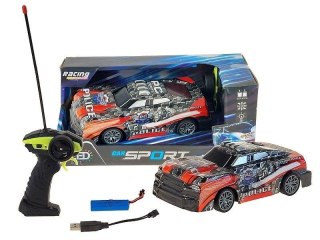Auto sportowe na radio ze światłem 1:20