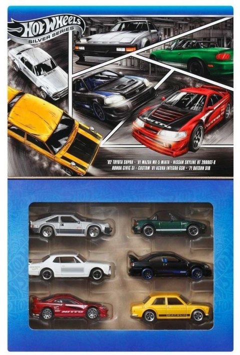Hot Wheels Silver Streets of Japan 6-pak (6szt) Hot Wheels Silver Streets of Japan 6-pak (6szt)