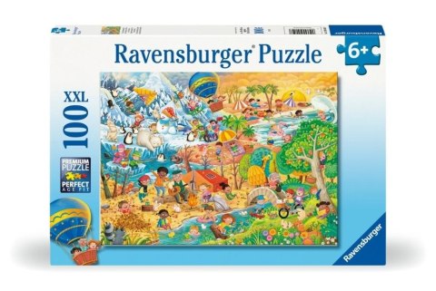 Puzzle dla dzieci 2D: 4 pory roku 100el Puzzle dla dzieci 2D: 4 pory roku 100el